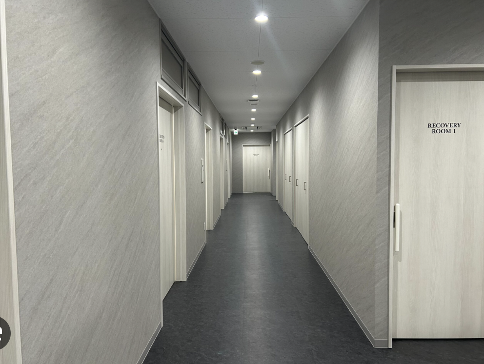 FIN CLINIC 完全個室の動線